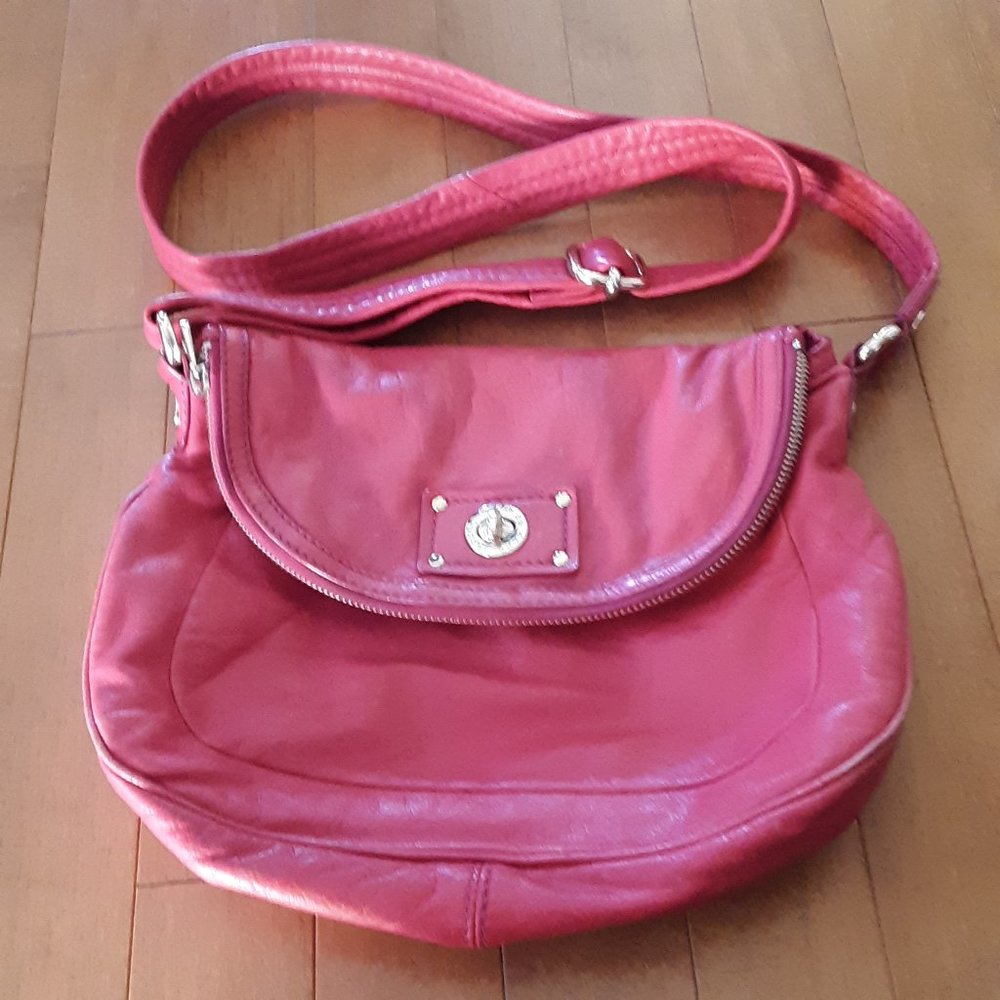 Marc Jacobs Ukita Bag Fuschia Pink Purse Large